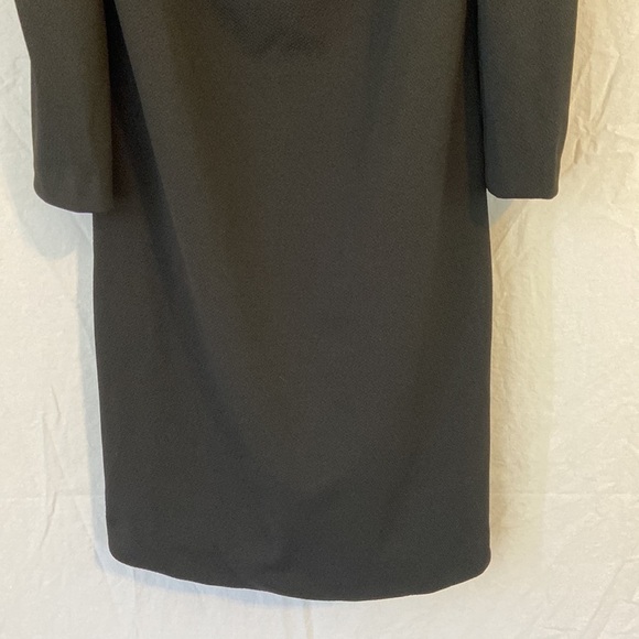 Trina Turk Aris Bow Cold Shoulder Black Dress Size S - Picture 3 of 10
